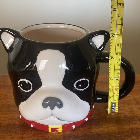 Pier 1 Bulldog DW MW Safe Crackle in the Glaze on nose See picture Exc Cond - Picture 5 of 8